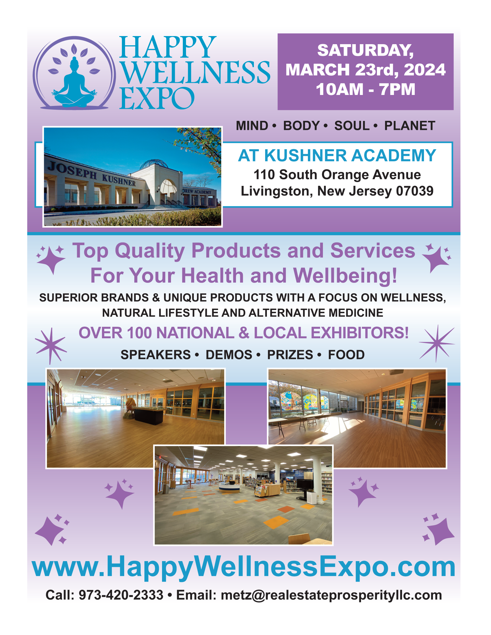 A flyer for the wellness expo.